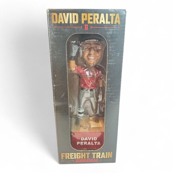 Arizona Diamondbacks David Peralta Freight Train Bobblehead SGA 2019 In Box - Picture 2 of 8